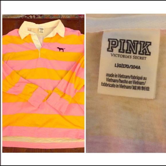 PINK Victoria's Secret Tops - VS Pink Polo Like New! Size Large